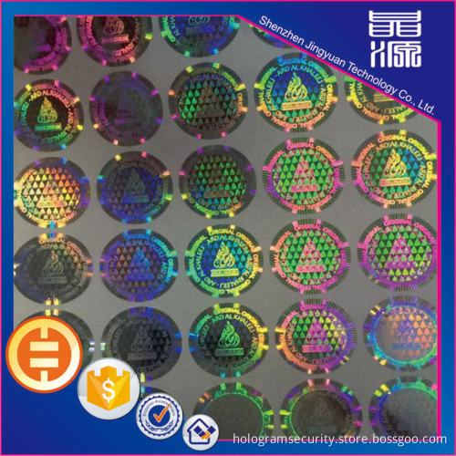 PET VOID 3D Hologram Sticker Label